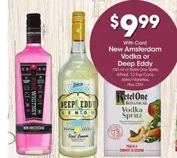 Ralphs New Amsterdam Vodka or Deep Eddy offer