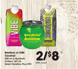 Ralphs Beatbox or ViBE Cocktail offer