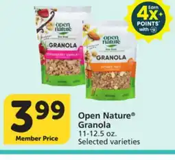 Vons Open Nature Granola offer