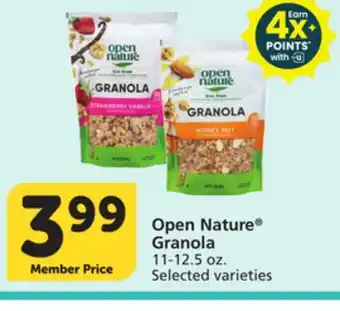 Vons Open Nature Granola offer