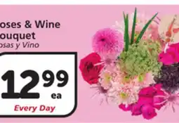 Vons Roses & Wine Bouquet offer