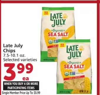 Vons Late July Chips offer