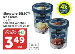 Vons Signature SELECT Ice Cream offer