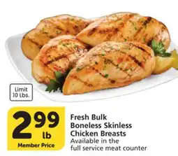 Vons Fresh Bulk Boneless Skinless Chicken Breasts offer