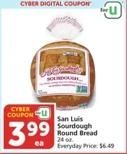 Vons San Luis Sourdough Round Bread offer