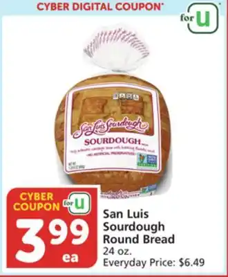 Vons San Luis Sourdough Round Bread offer