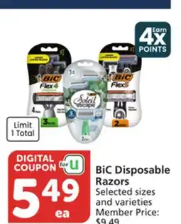 Vons BiC Disposable Razors offer