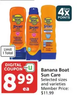 Vons Banana Boat Sun Care offer