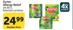 Vons Zyrtec Allergy Relief offer