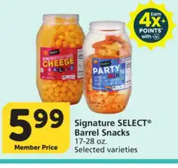 Vons Signature SELECT Barrel Snacks offer