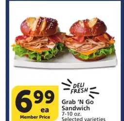 Vons Grab'N Go Sandwich offer