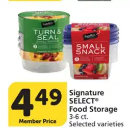 Vons Signature SELECT Food Storage offer