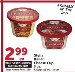 Vons Stella Italian Cheese Cup offer
