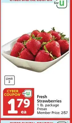 Vons Fresh Strawberries offer