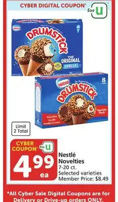 Vons Nestlé Novelties offer