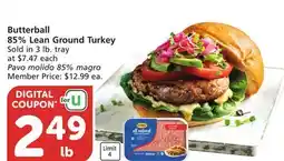 Albertsons Butterball 85% Lean Ground Turkey offer