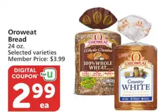Albertsons Oroweat Bread offer