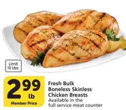 Albertsons Fresh Bulk Boneless Skinless Chicken Breasts offer