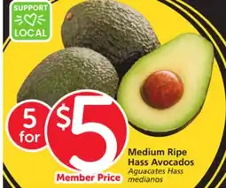 Albertsons Medium Ripe Hass Avocados offer