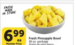 Albertsons Fresh Pineapple Bowl offer