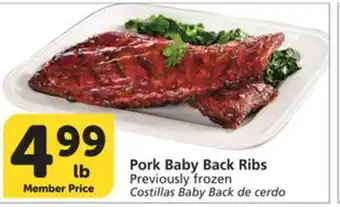 Albertsons Pork Baby Back Ribs offer