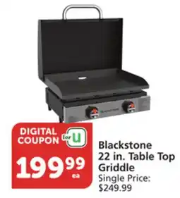 Albertsons Blackstone 22 in. Table Top Griddle offer