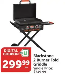 Albertsons Blackstone 2 Burner Fold Griddle offer