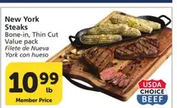 Albertsons New York Steaks offer