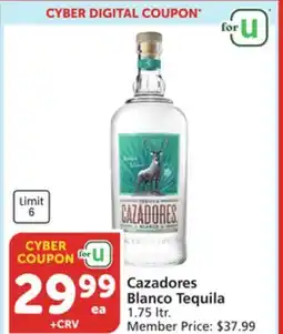 Albertsons Cazadores Blanco Tequila offer