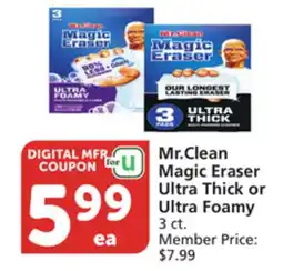 Albertsons Mr. Clean Magic Eraser Ultra Thick or Ultra Foamy offer