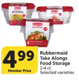 Albertsons Rubbermaid Take Alongs Food Storage offer