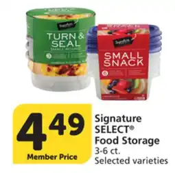 Albertsons Signature SELECT Food Storage offer