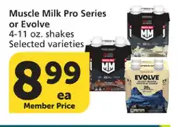 Albertsons Muscle Milk Pro Series or Evolve offer