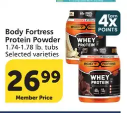 Albertsons Body Fortress Protein Powder offer