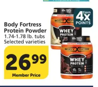 Albertsons Body Fortress Protein Powder offer