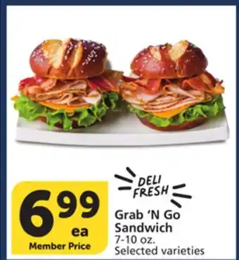 Albertsons Grab'N Go Sandwich offer