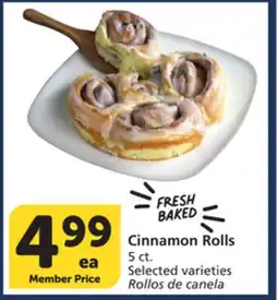 Albertsons Cinnamon Rolls offer