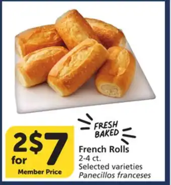 Albertsons French Rolls offer
