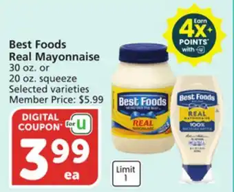 Albertsons Best Foods Real Mayonnaise offer