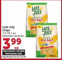 Albertsons Late July Chips offer