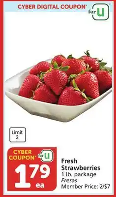 Albertsons Fresh Strawberries offer
