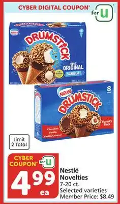 Albertsons Nestlé Novelties offer