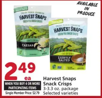 Albertsons Harvest Snaps Snack Crisps offer