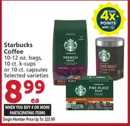 Albertsons Starbucks Coffee offer