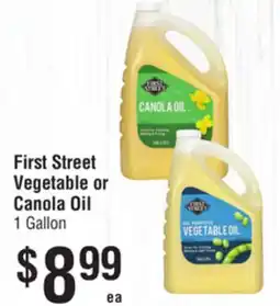 Smart & Final First Street Vegetable or Canola Oil offer
