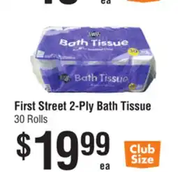 Smart & Final First Street 2-Ply Bath Tissue offer
