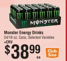 Smart & Final Monster Energy Drinks offer
