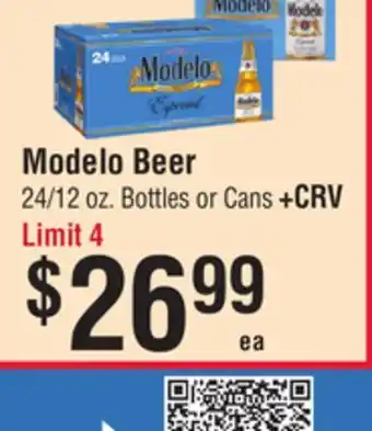 Smart & Final Modelo Beer offer