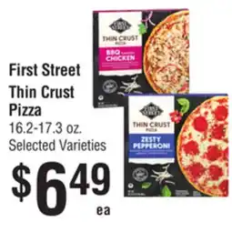 Smart & Final First Street Thin Crust Pizza offer