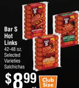 Smart & Final Bar S Hot Links offer